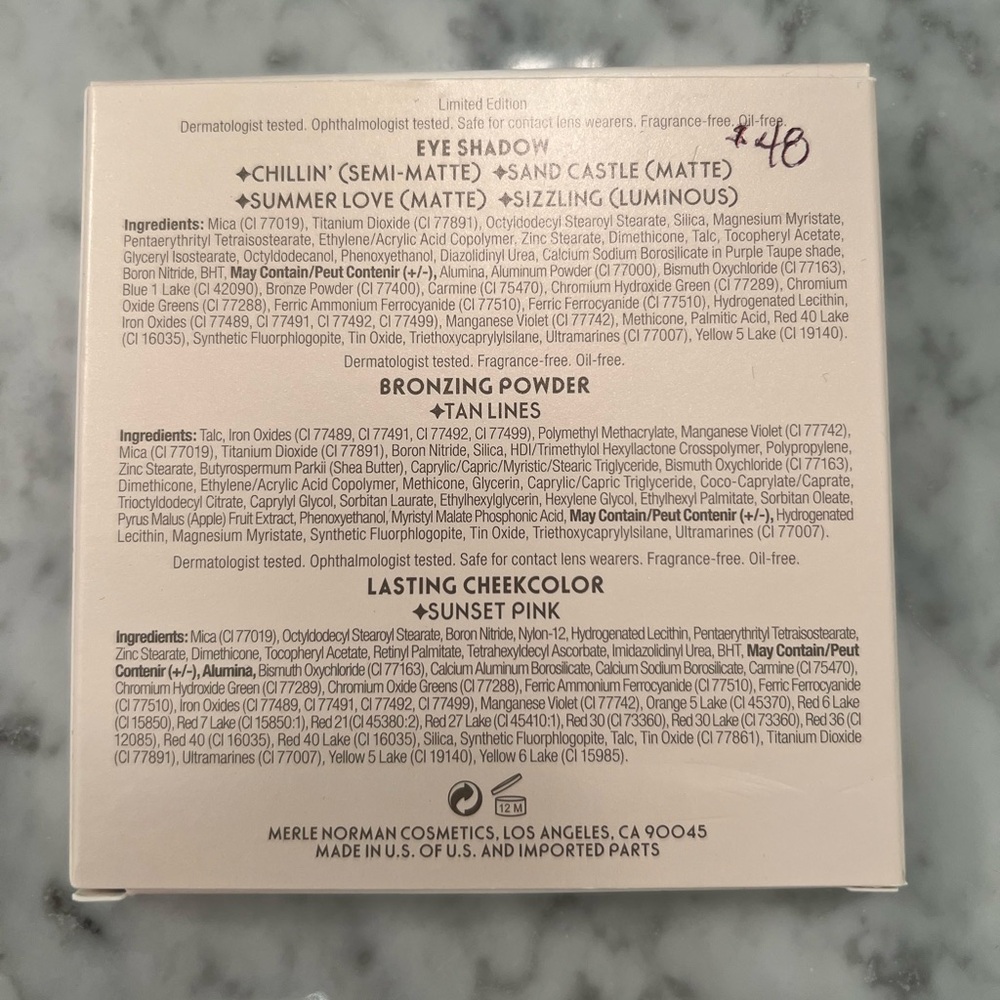 Merle Norman Beautiful Journey Face and Eye Palette - Picture 5 of 5